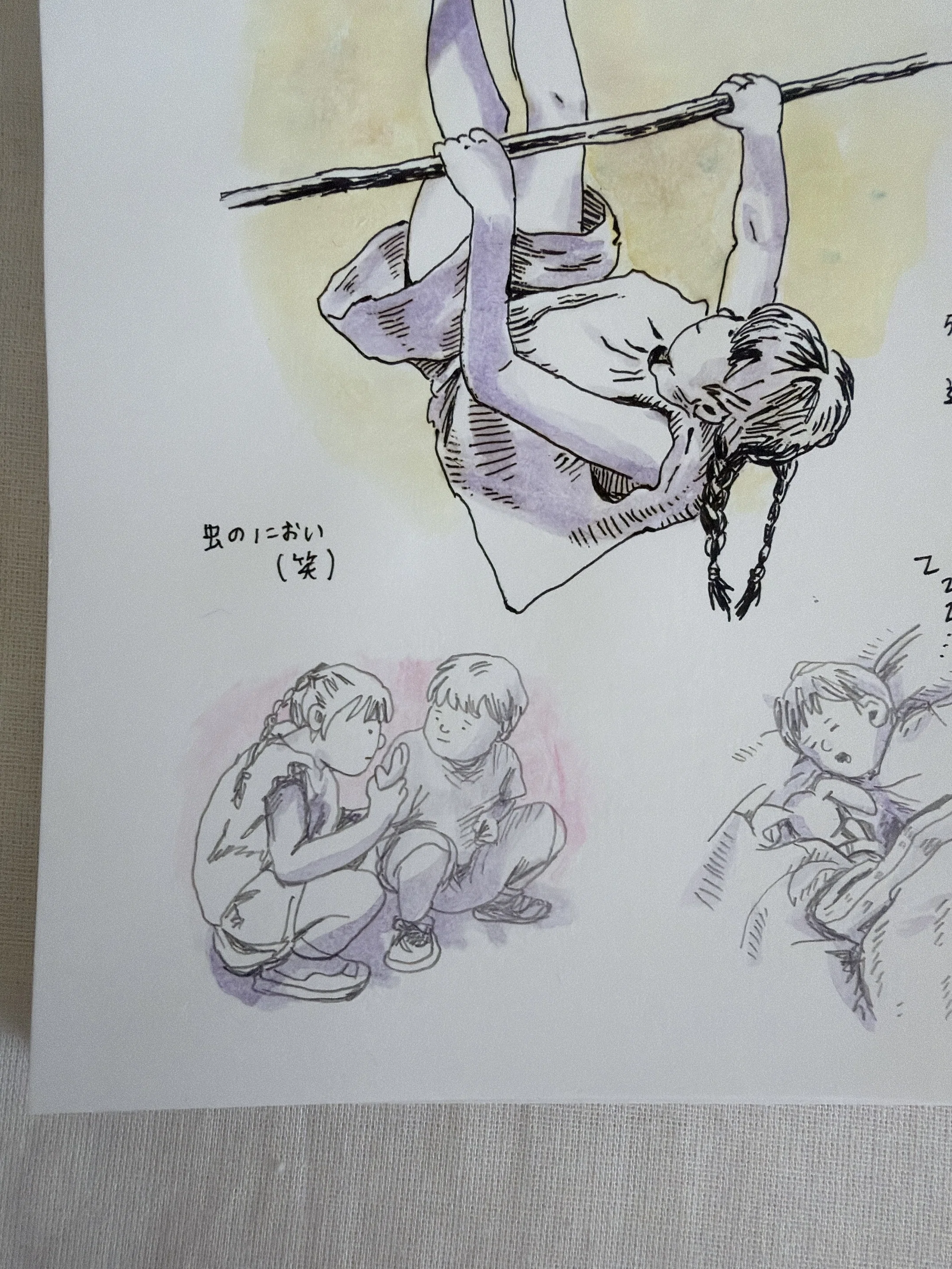 PA34【働く人の絵画・スケッチ】フリーCD素材100点 日常スケッチ──何を描こう？と迷った時は…｜鈴木