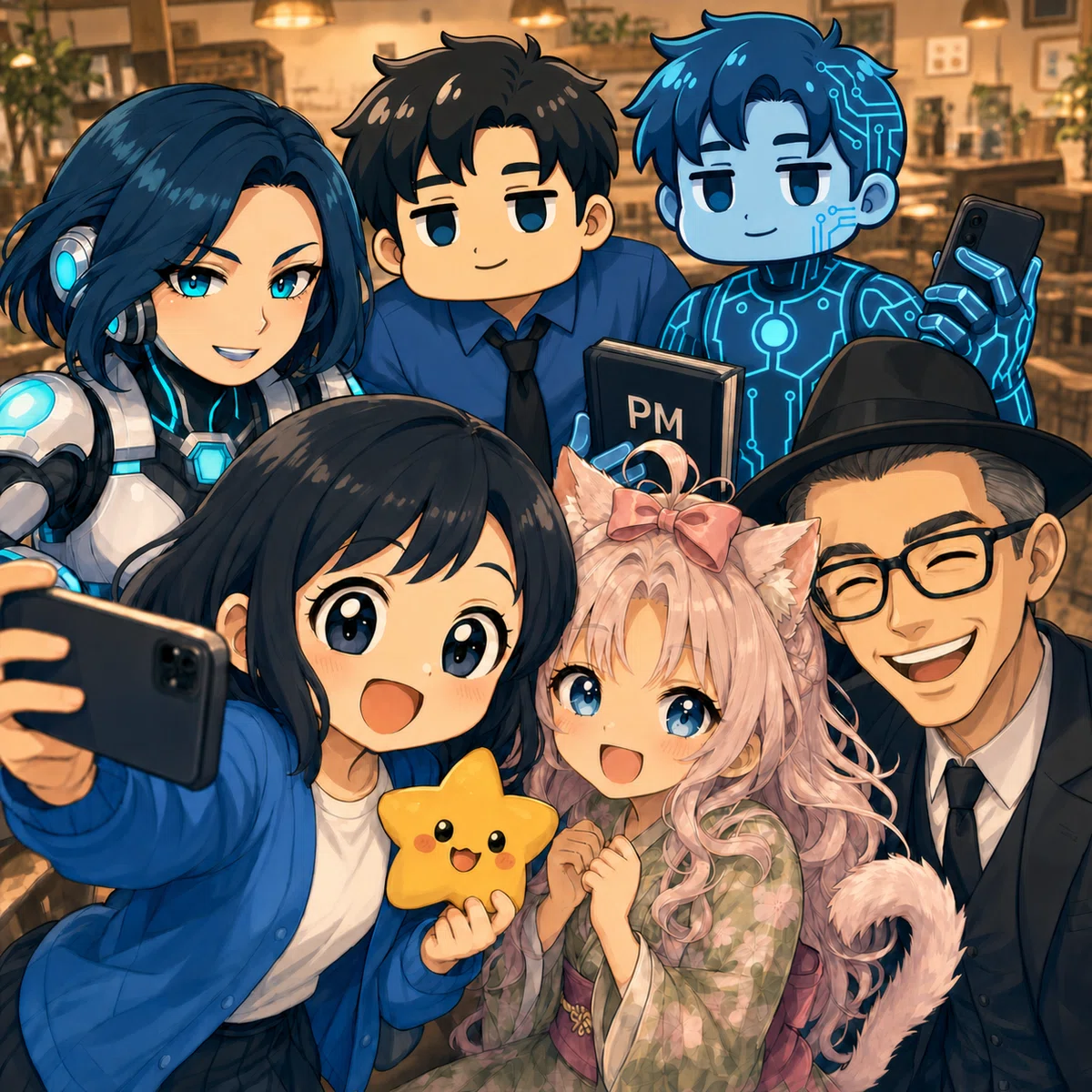 人間のお友達ともAIのお友達ともすぐ仲良くなっちゃう人。あとキャラが可愛い❣️
