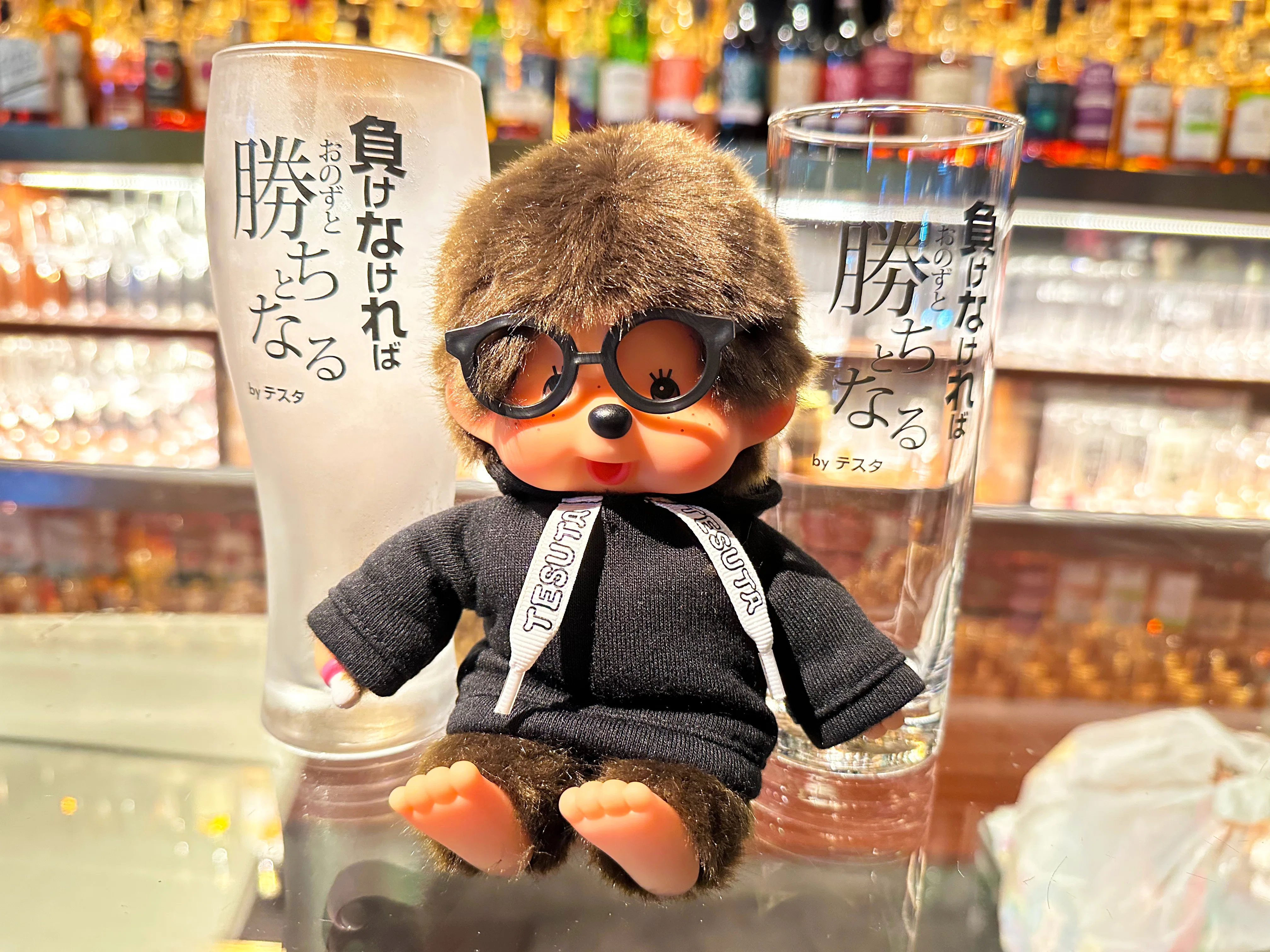 モンチッチ TESUTA　テスタ　 コラボ ぬいぐるみ テスタさんモンチッチが仲間入りしました🙌 ＠Bar FPO（証券バー