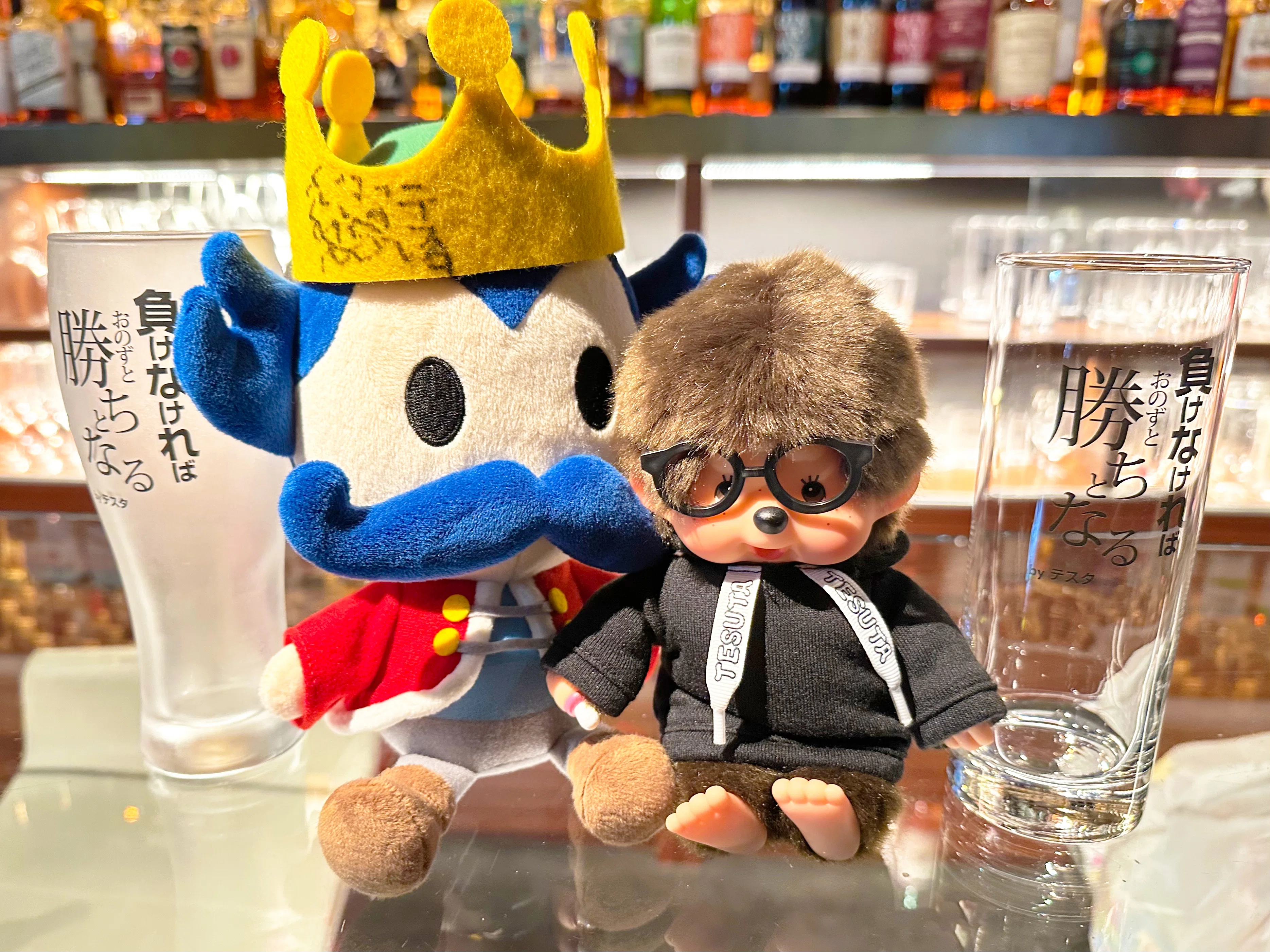 テスタさんモンチッチが仲間入りしました🙌 ＠Bar FPO（証券バー