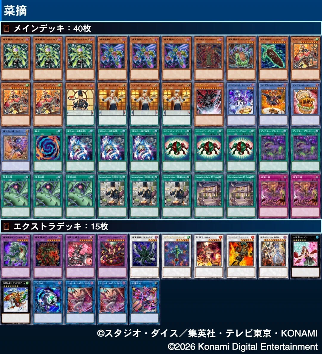 遊戯王】2026年度に作ったデッキ【デッキ紹介】｜ODEKO_SUNSHINE