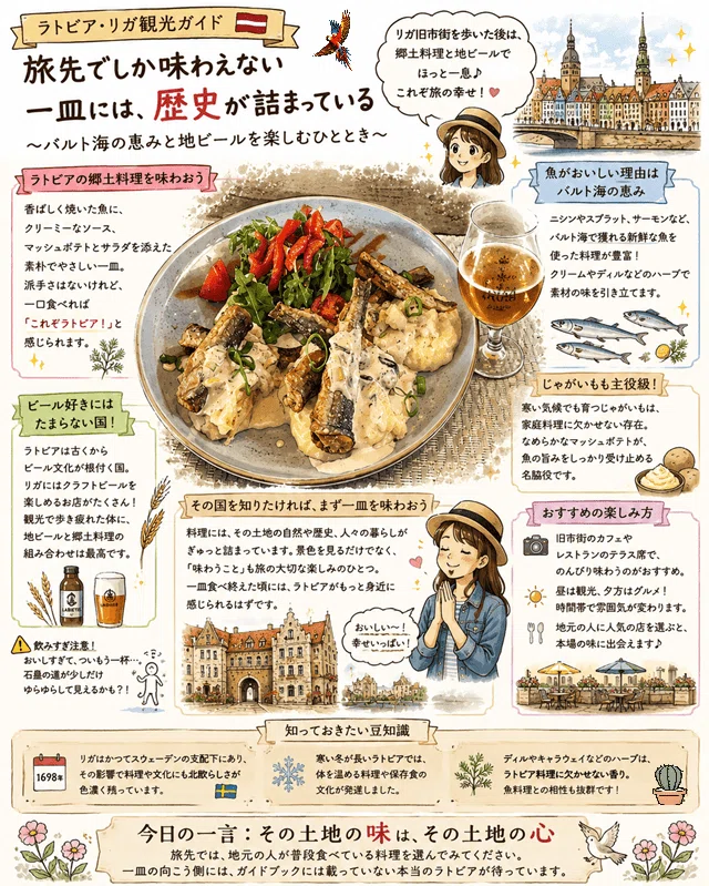 ラトビア・リガグルメ】絶対食べたい郷土料理！バルト海の魚料理と