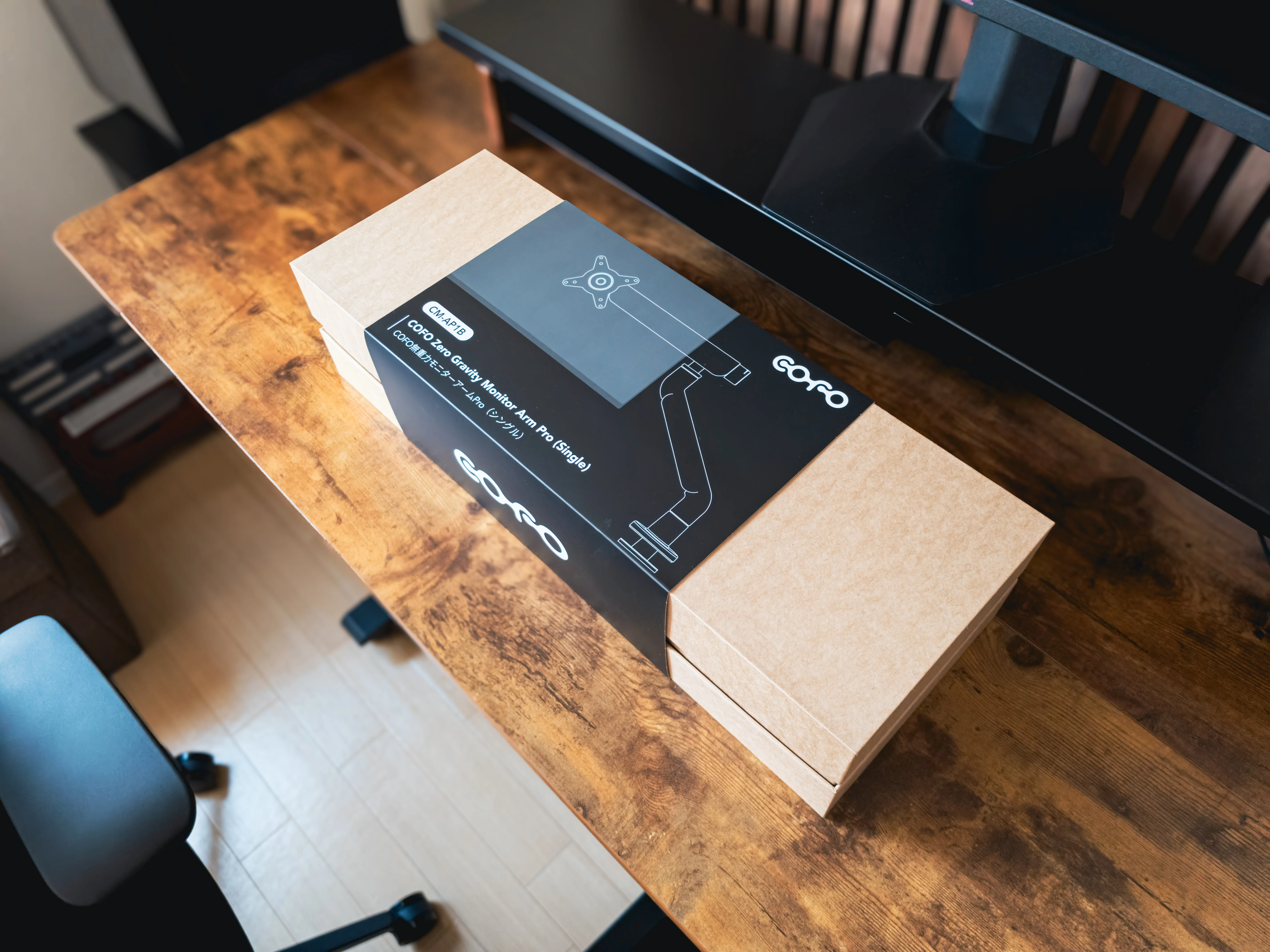 I welcomed the COFO Zero-Gravity Monitor Arm Pro!｜EmuLog＠在宅