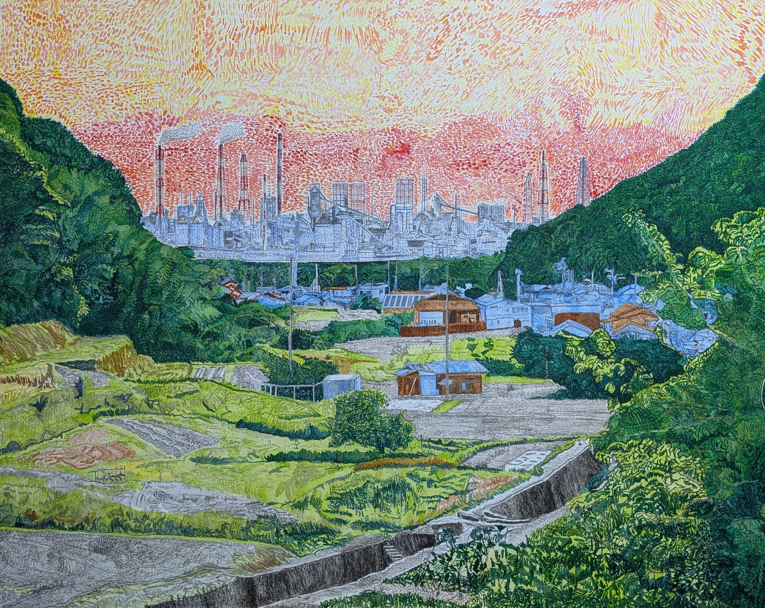 Step72】「交錯」油彩画｜瑞島 魁祐（みずしま かいゆう）