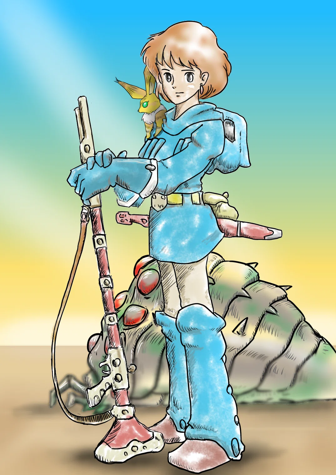 日々の戯言 イラスト ナウシカ｜じぇいち