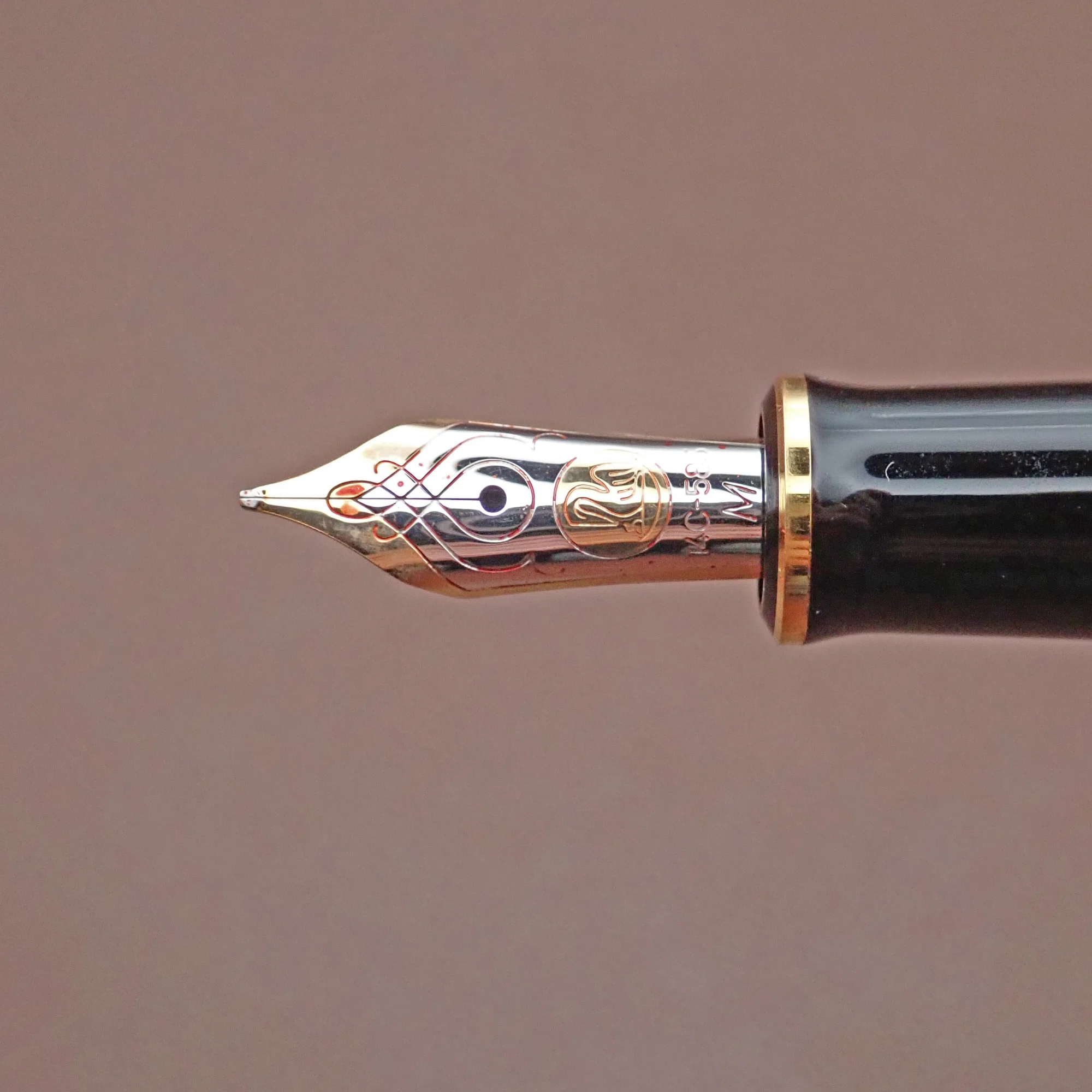 【美品】万年筆 ペリカン スーベレーン M600 EF 極細 長原幸夫氏 調整済 12 My Fountain Pen Collection その4ペリカンスーベレーンM600レッド