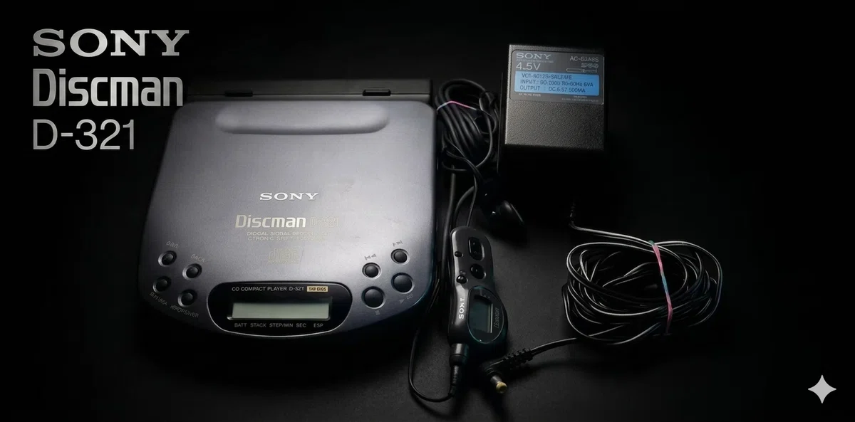 レトロガジェットシリーズ】 SONY Discman D-321という超レアな一台に