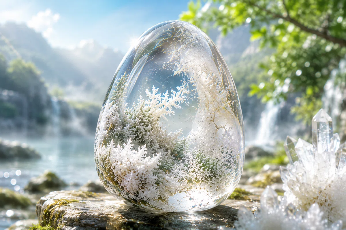 第二章 18. 石の世界を旅する〜雪景色を閉じ込めた、小さな世界