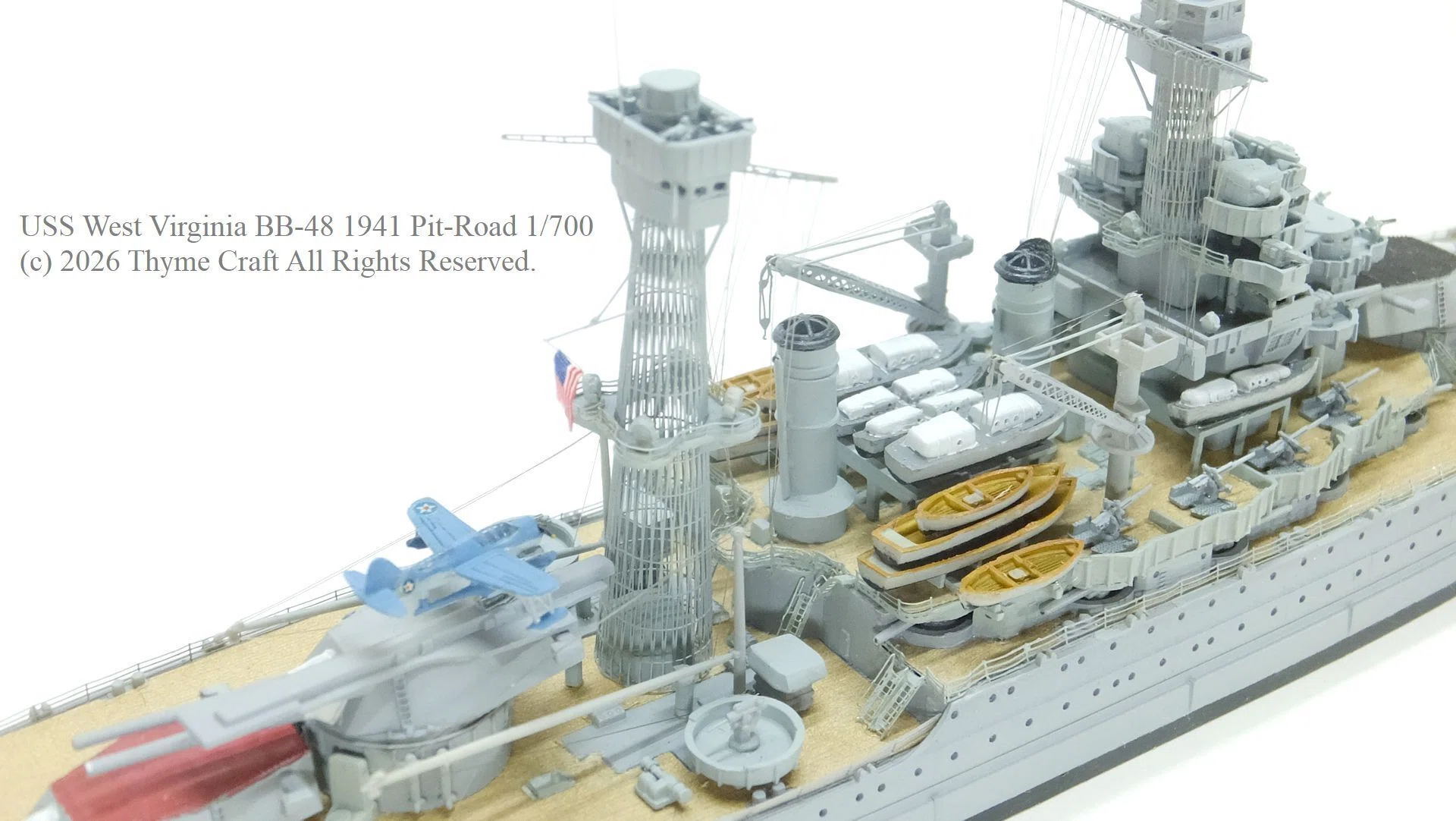 USS West Virginia BB-48 1941 アメリカ海軍戦艦 ウェスト