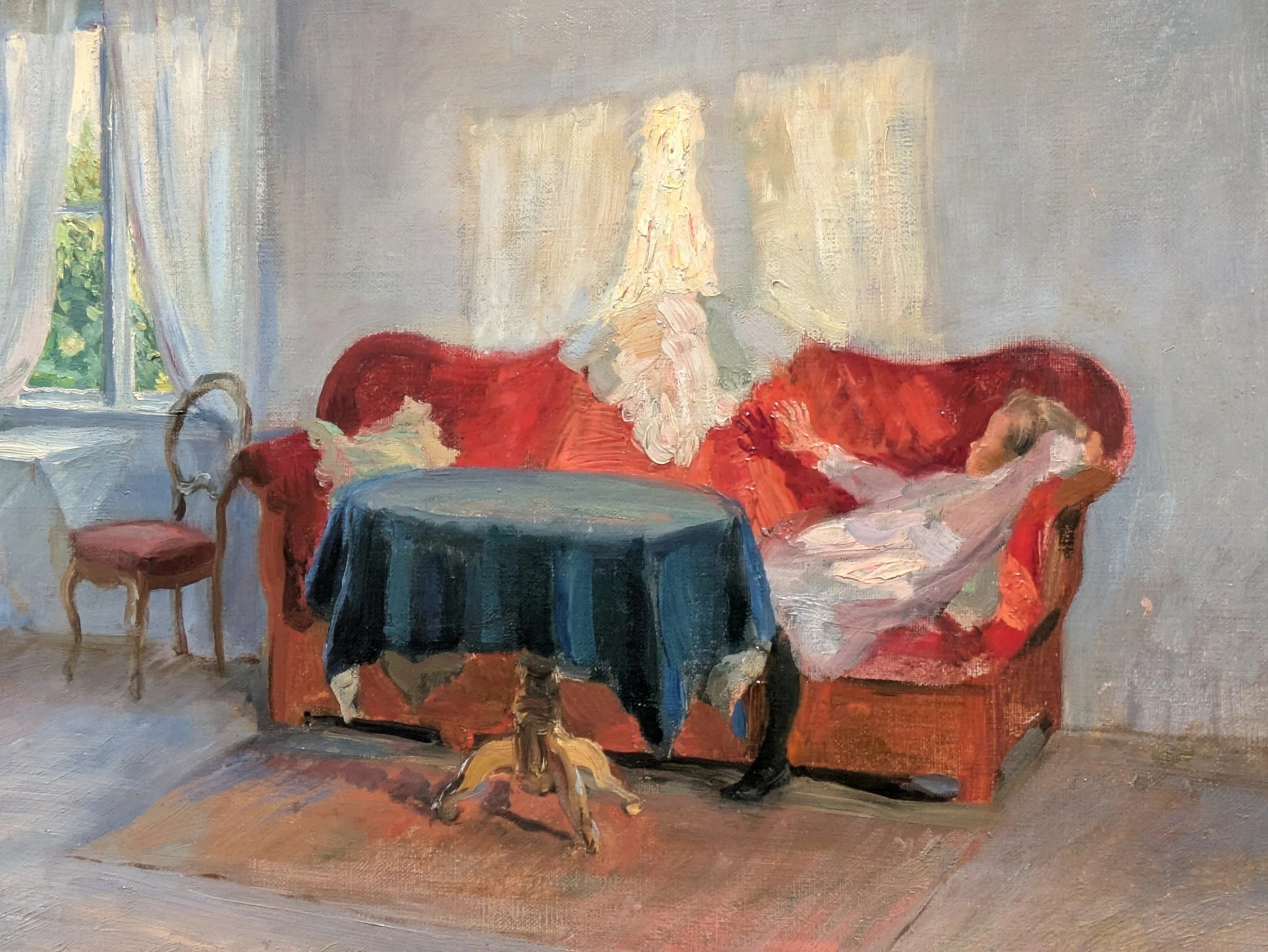 愛知県美術館『スウェーデン絵画』描かれた女性｜レオナール・フグ田🐚