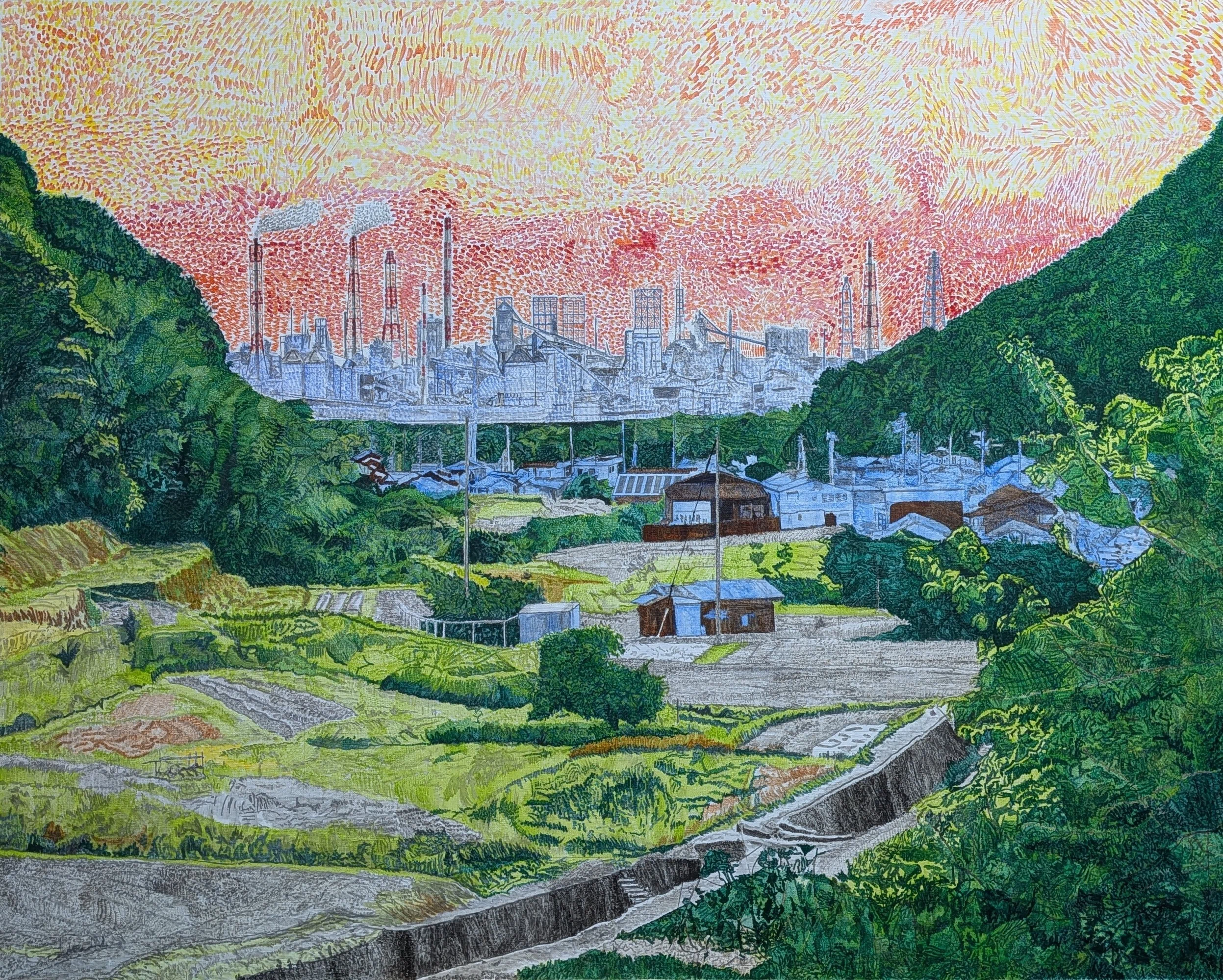 Step74】「交錯」油彩画｜瑞島 魁祐（みずしま かいゆう）