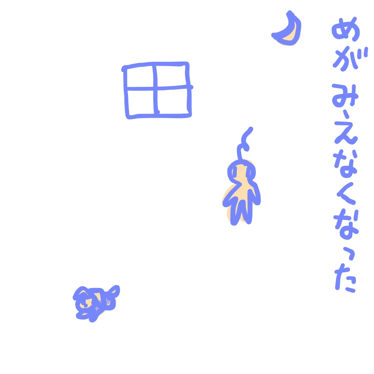 めがみえなくなった