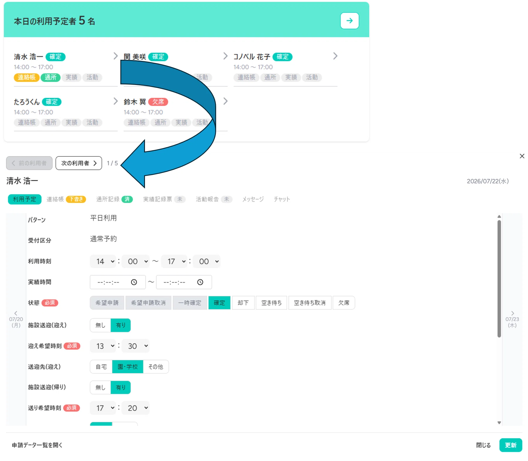 機能アップデート】支援員さんの仕事はここを見ればOK！コノベルの