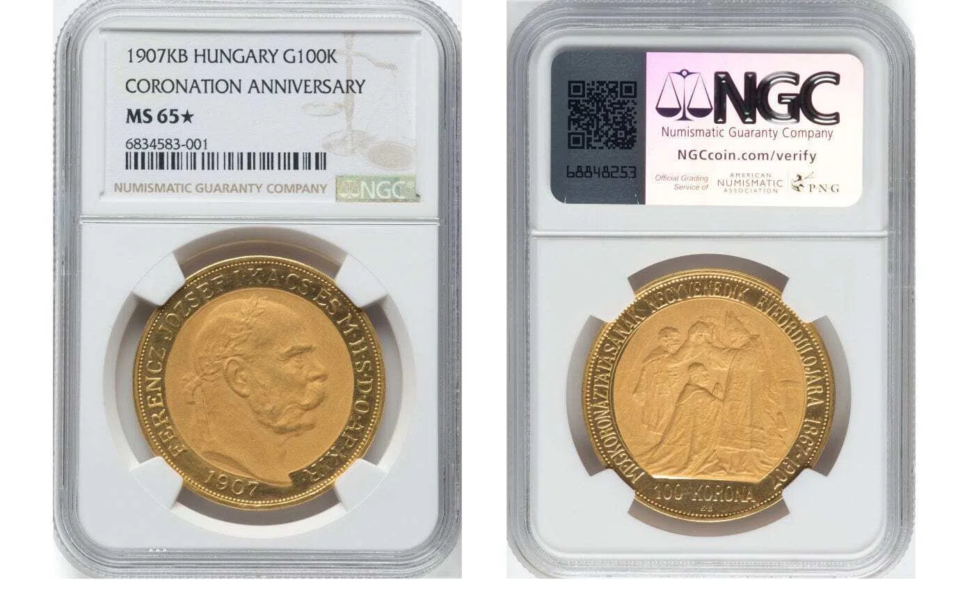 フランツ・ヨーゼフ1世 戴冠40周年 100コロナ金貨が語るオーストリア