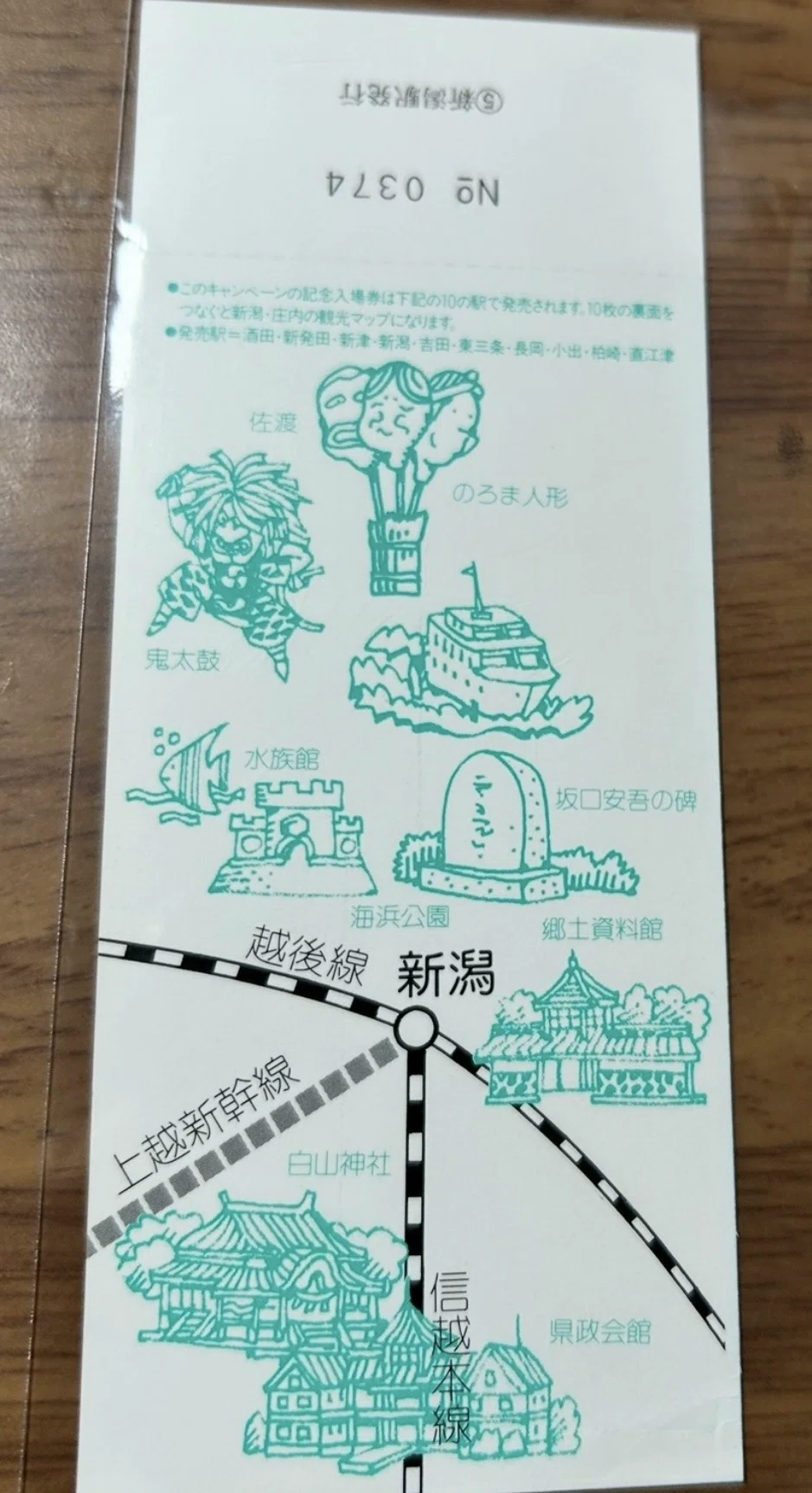 トライ ザ ニイガタ 記念入場券』🛤️新潟鉄道管理局 発行／昭和56年