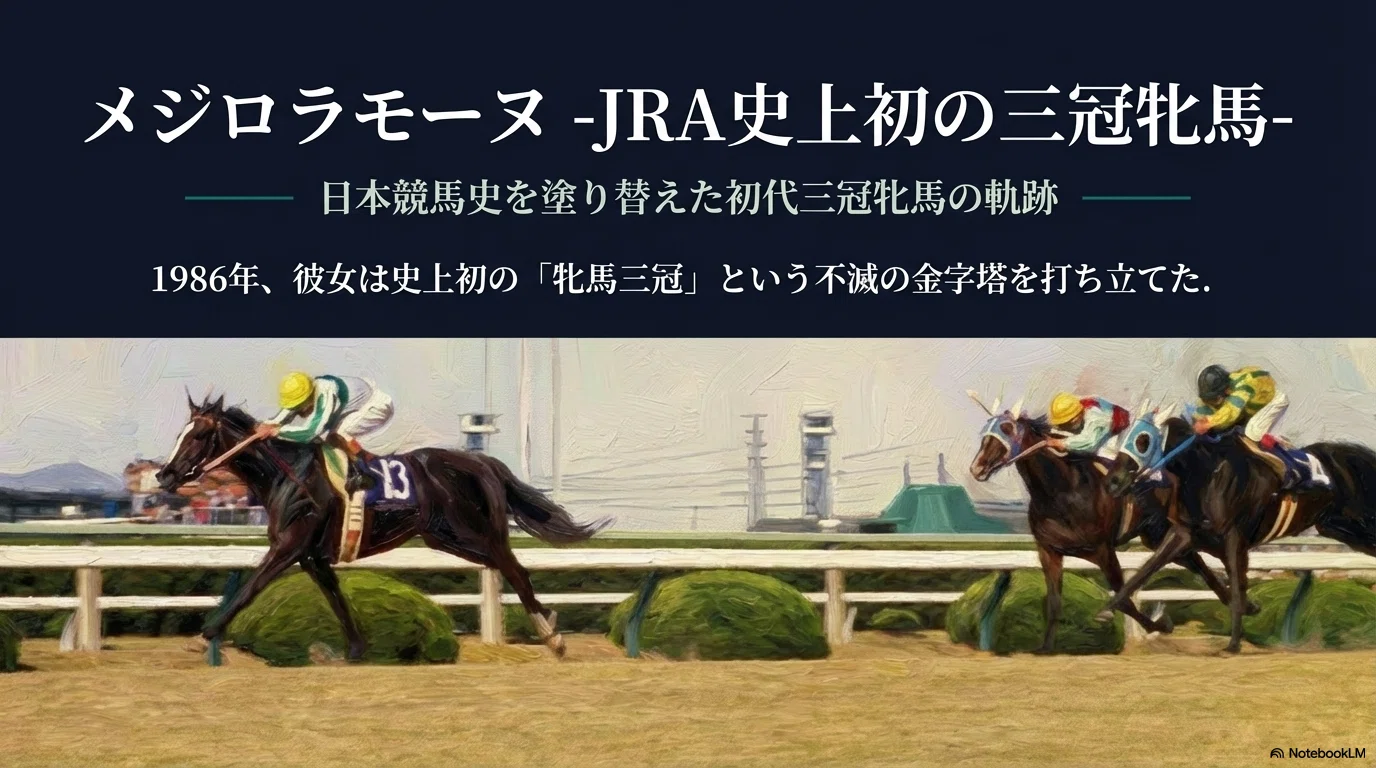 メジロラモーヌ -JRA史上初の三冠牝馬-｜ハサミおじさん