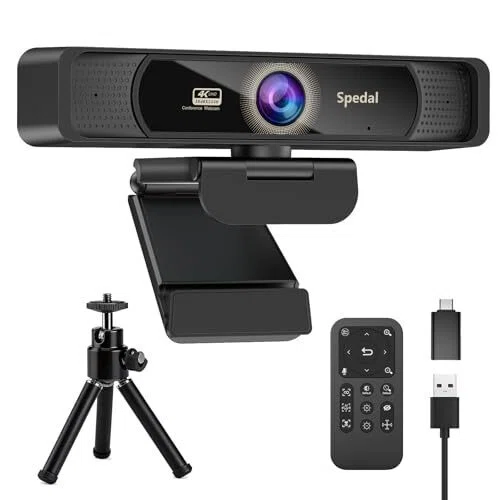 書画カメラ Zoom 4K 1600万画素CMOSセンサー 360度回転設計 PC周辺機器