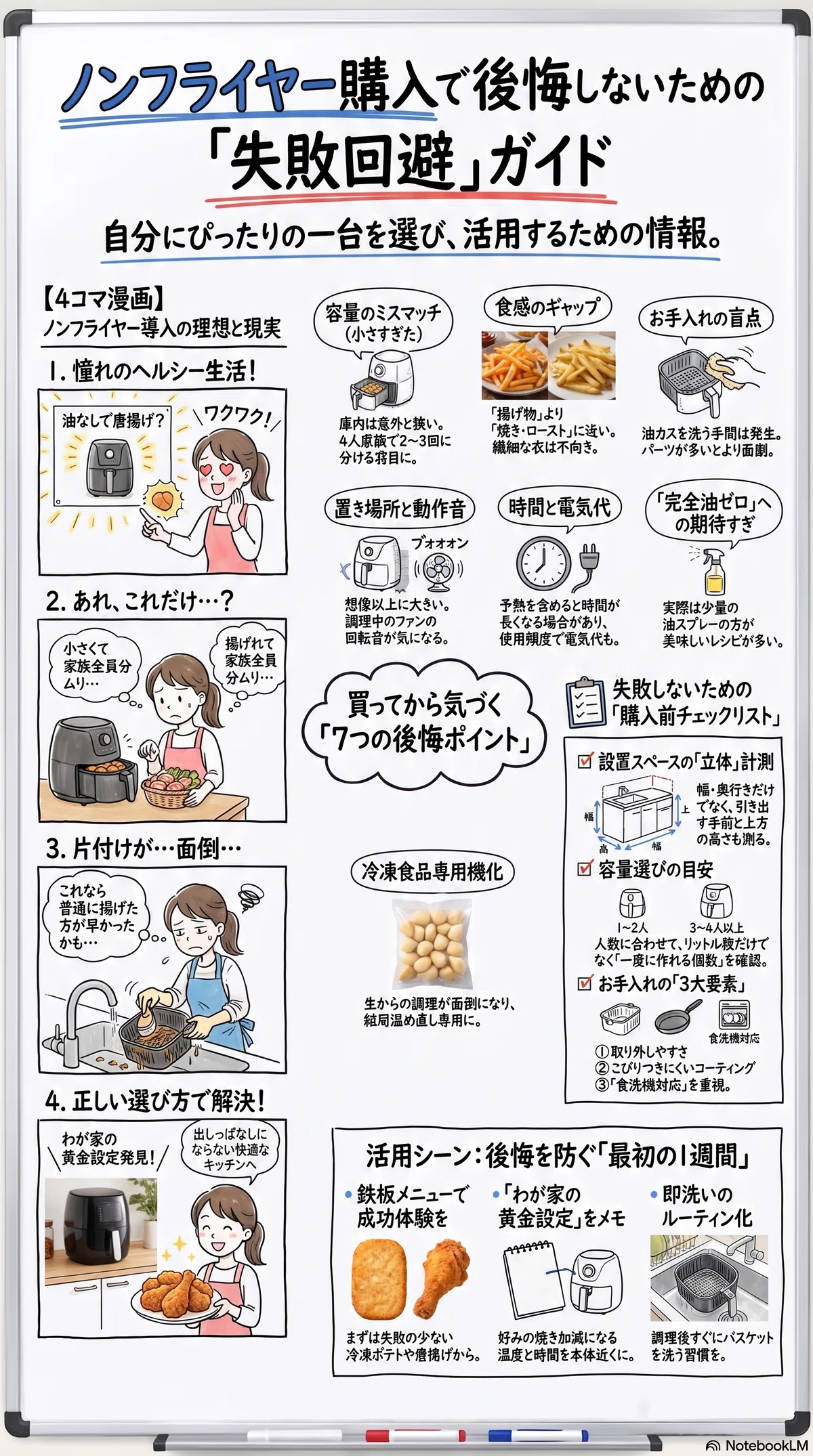 ノンフライヤーで後悔？買って失敗した人の共通点と選び方7つ