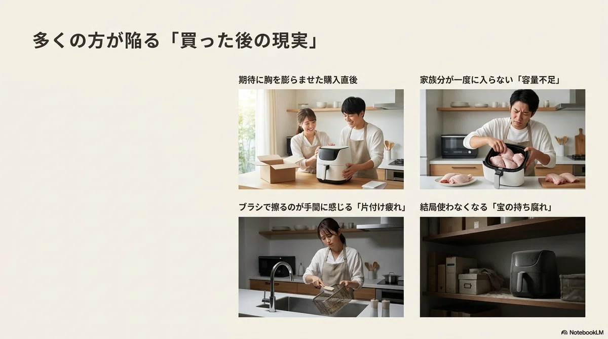 「ノンフライヤーを買って後悔した」という声、実は少なくありません