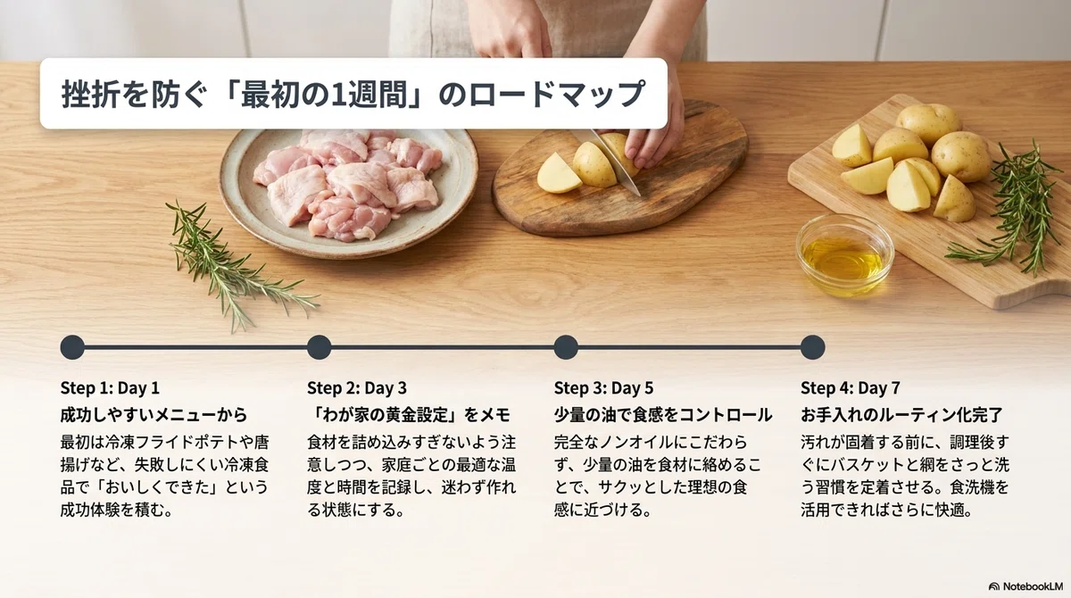 後悔を防ぐ「最初の1週間」の使いこなし