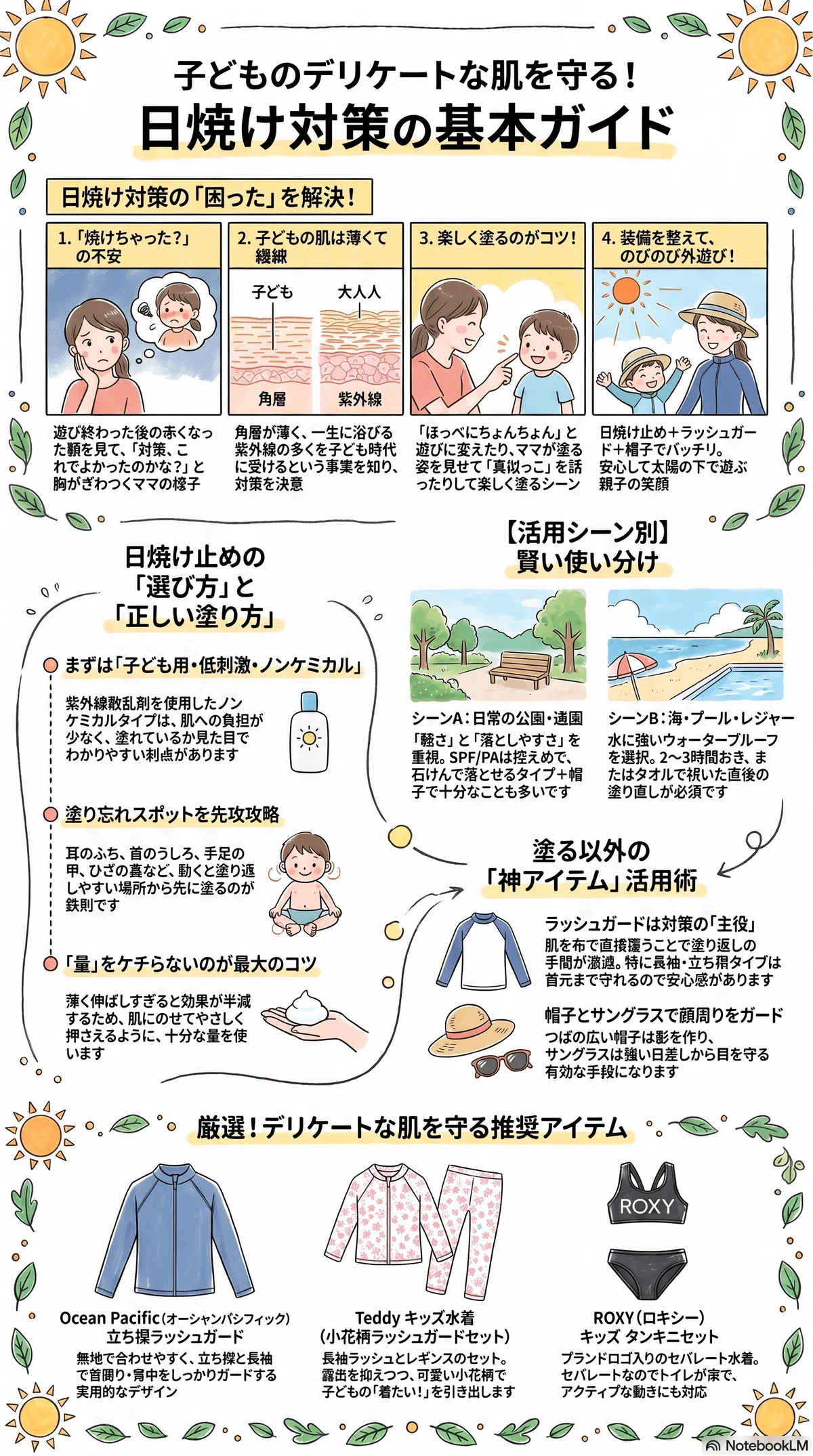 子どの要点をまとめたインフォグラフィック