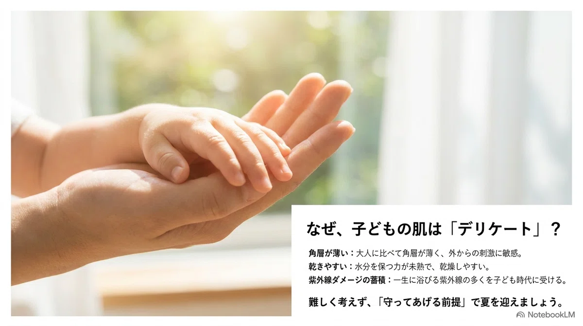 公園でもプールでも、子どもの肌をどう守ってあげたらいい