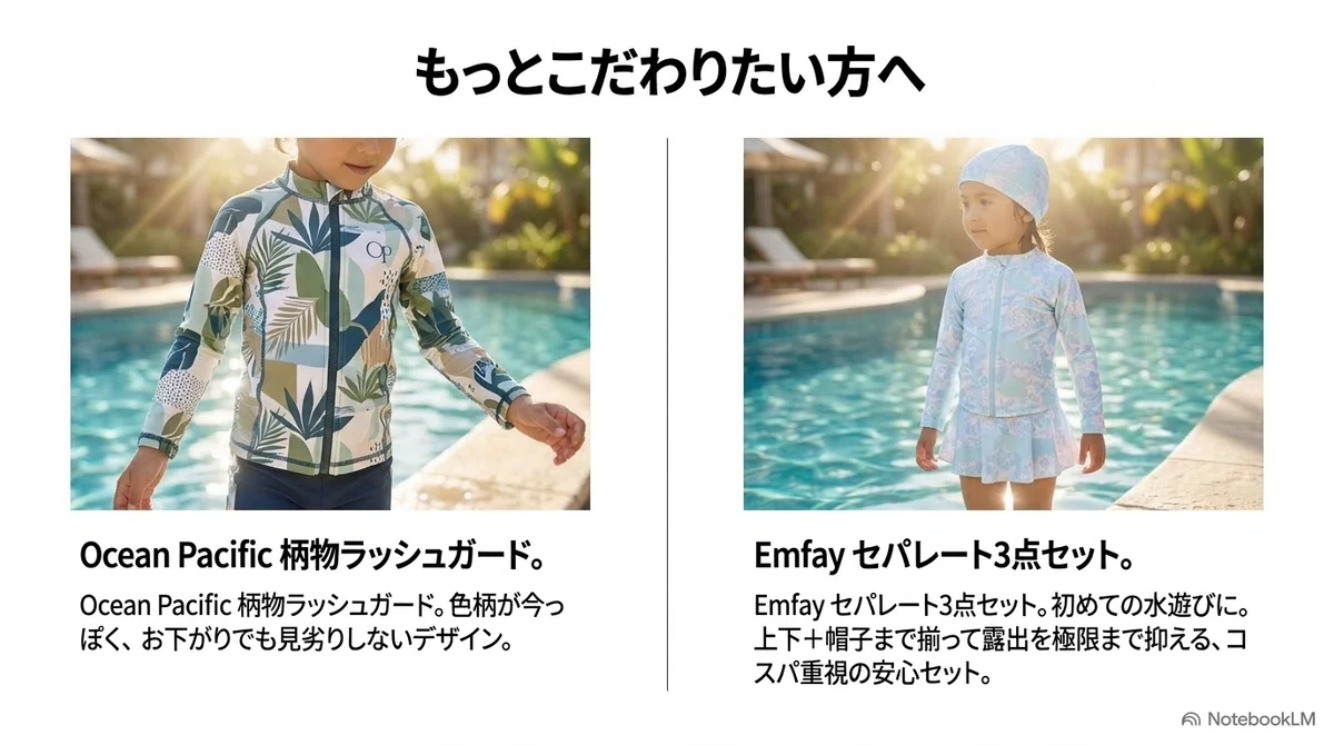 子ど:もっとこだわりたい方へ|追加のおすすめセレクションの図解