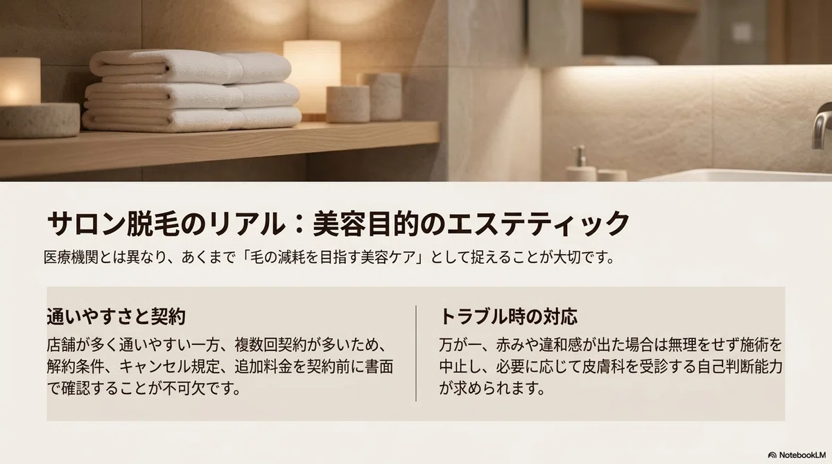 VIOのムダ毛ケア:医療脱毛は医療機関で医師のもと行われる医療行為です