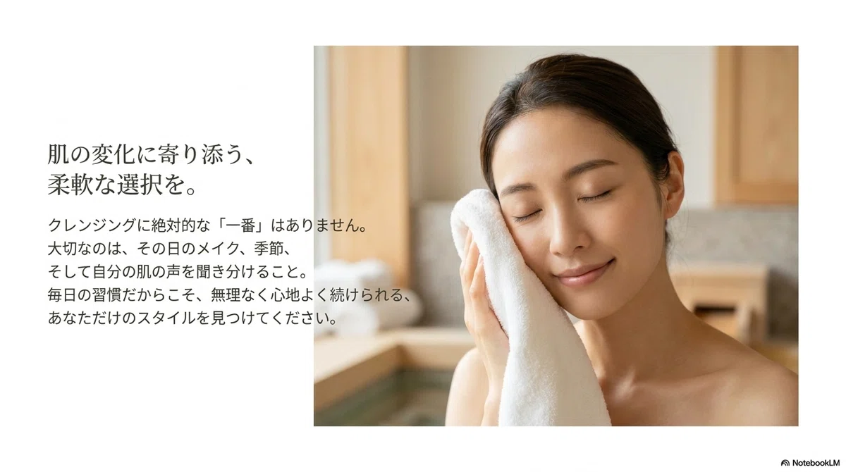 クレンジングの種類のまとめ