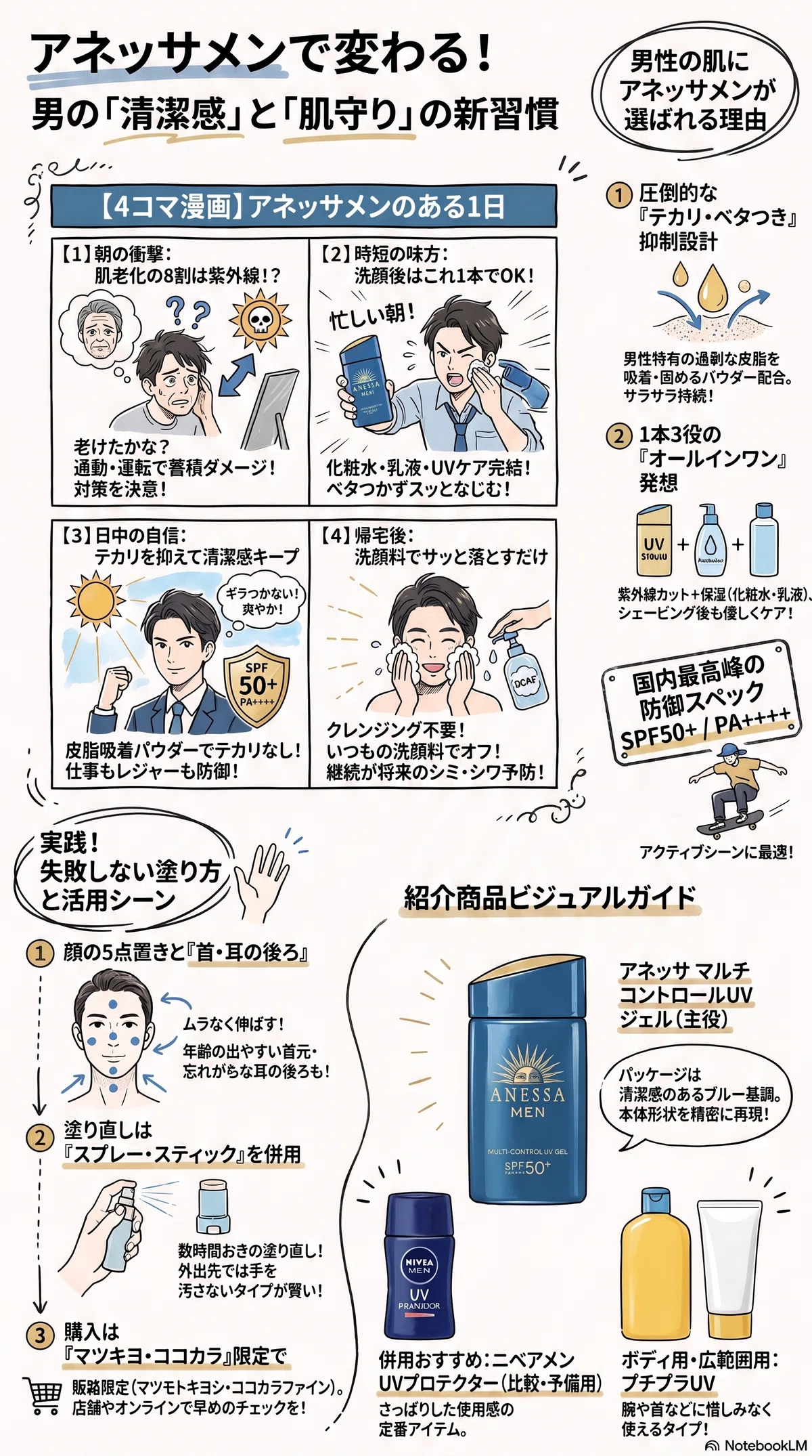 アネッサメンの要点をまとめたインフォグラフィック
