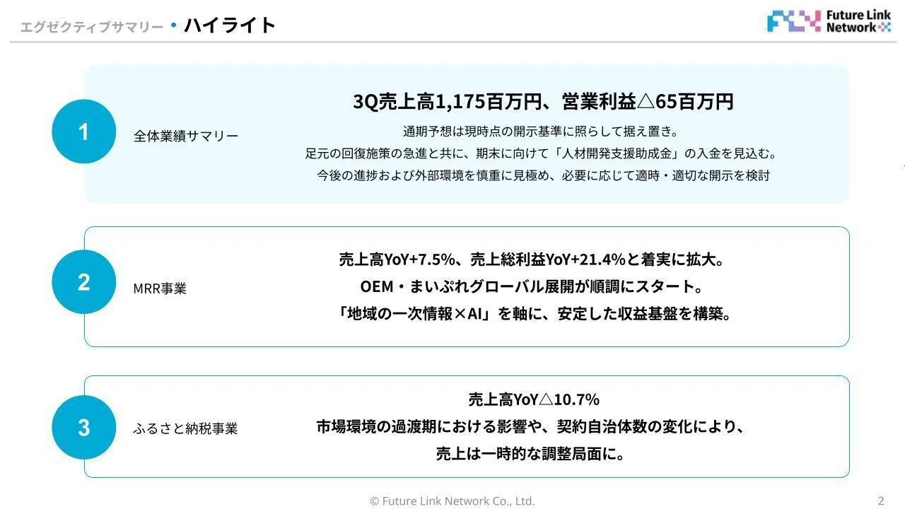 2026年8月期第3四半期決算 Q&Aまとめ｜フューチャーリンクネットワーク