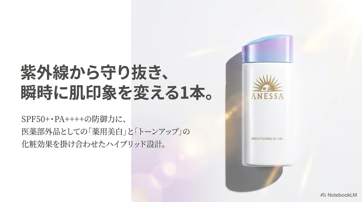 アネッサ ブライトニングUV ジェルとはどんな日焼け止めの図解