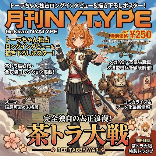 オリジナルキャラでアニメ雑誌表紙遊び｜チェリバーコトボシ