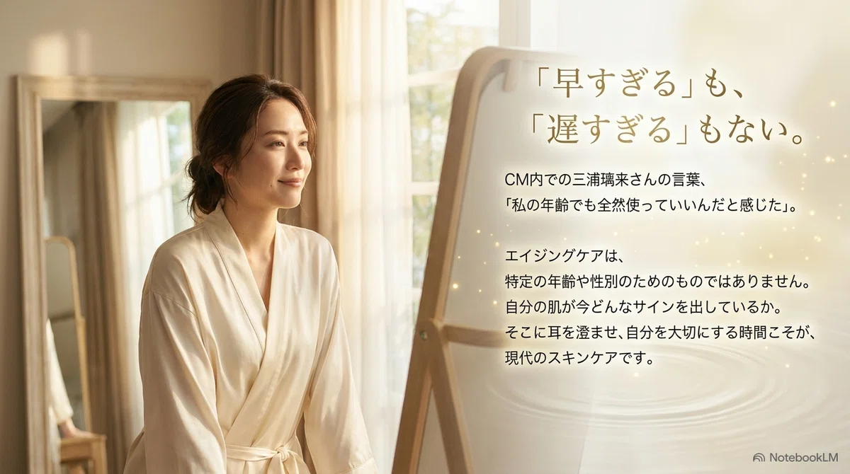 エリクシールのCM：三浦璃来さんと木原龍一さんのペアの図解