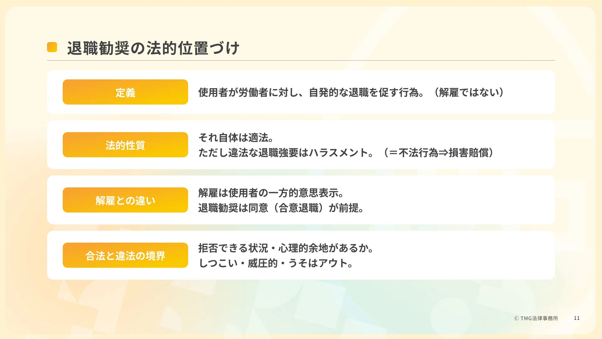 退職勧奨と解雇の決定的な違いとは？紛争化を防ぐ合法性のボーダー