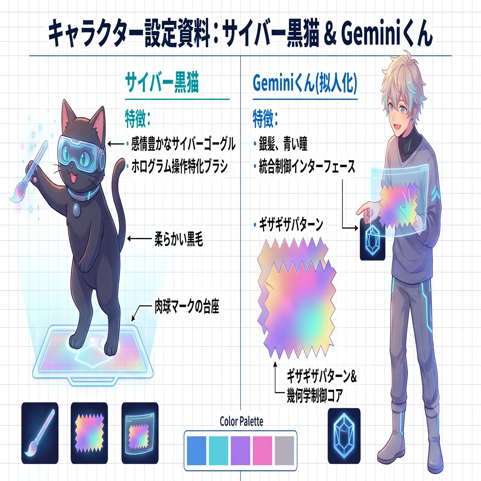 キャラクター設定？？？Geminiくんが勝手にキャラ作ってきたw｜アイアイ