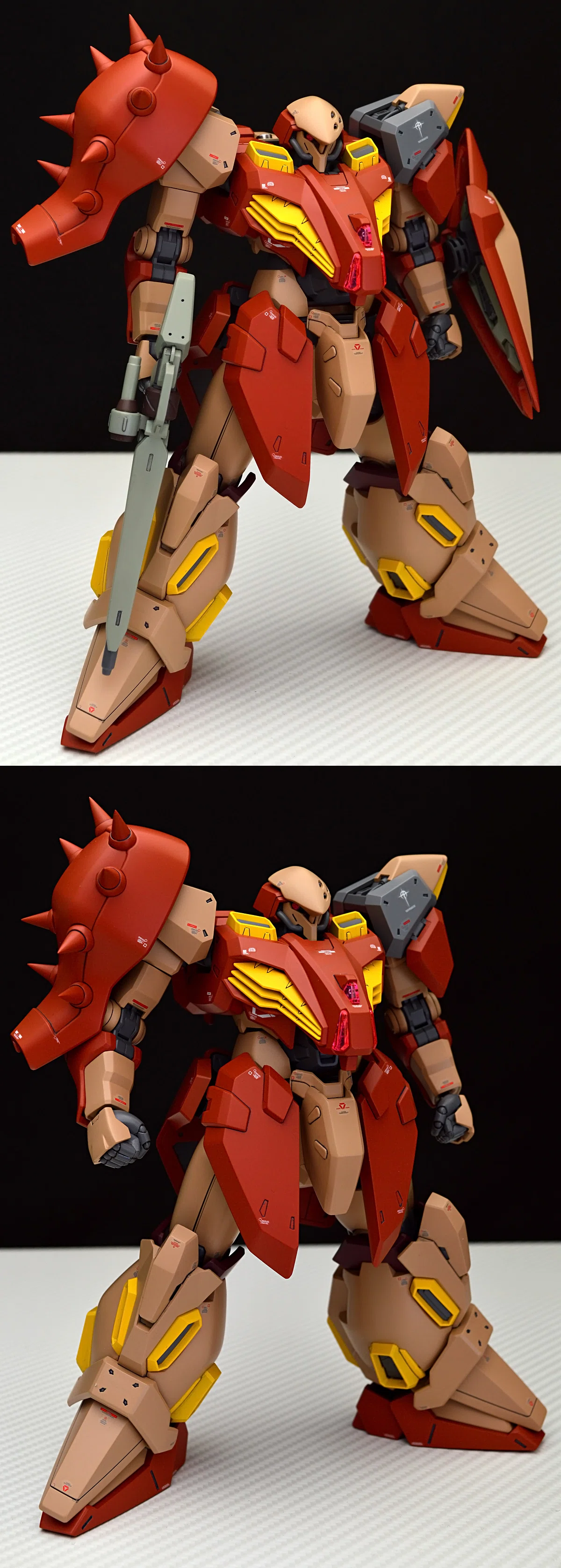Vol.17 HGUC メッサーM01型 ガウマン機を製作する弐機目、製作～完成編