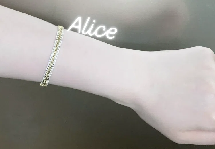 Bucciaratiのジッパーモチーフのブレスレット🤐✨｜Alice