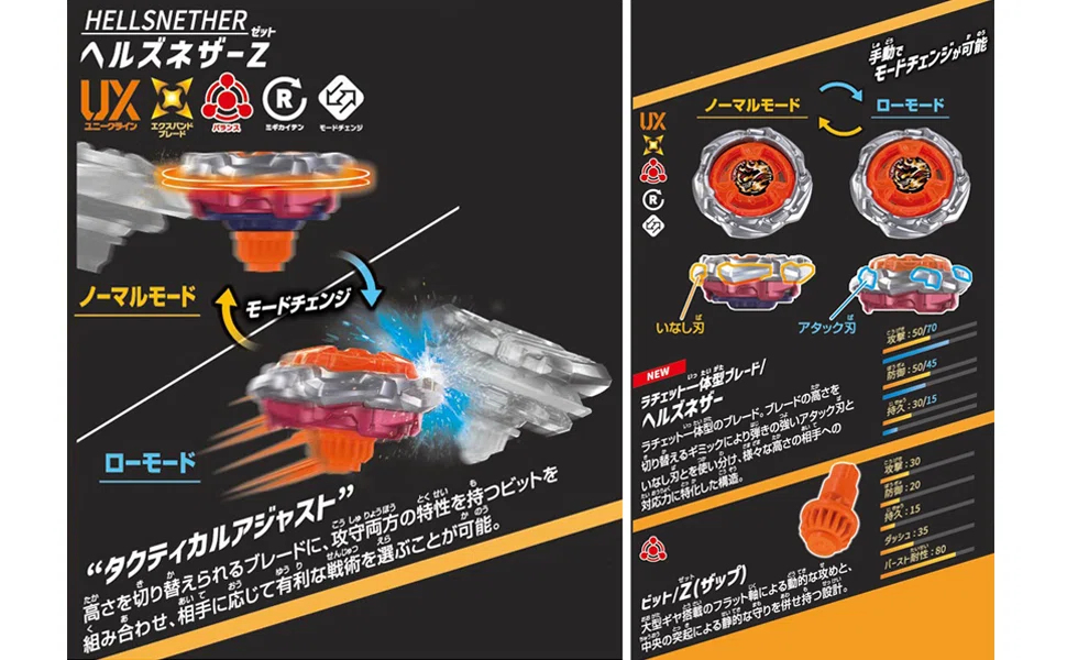 BEYBLADEX ベイブレードX : UX-21 ヘルズネザーデッキセット｜ベイブレ雑記