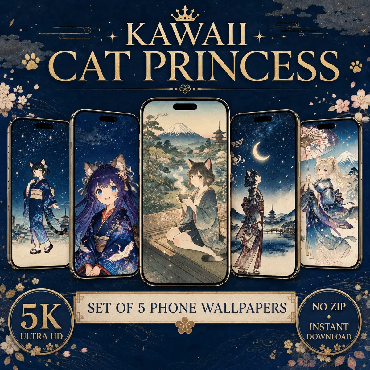 新作リリース】浮世絵×近未来アニメのスマホ壁紙コレクション（全3種
