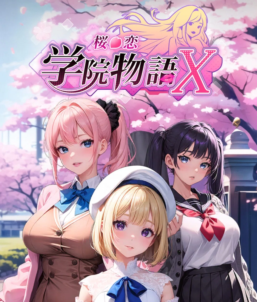 桜の恋 学院物語X 1～4周目の記録 今日も少女に20円｜タダトAPR