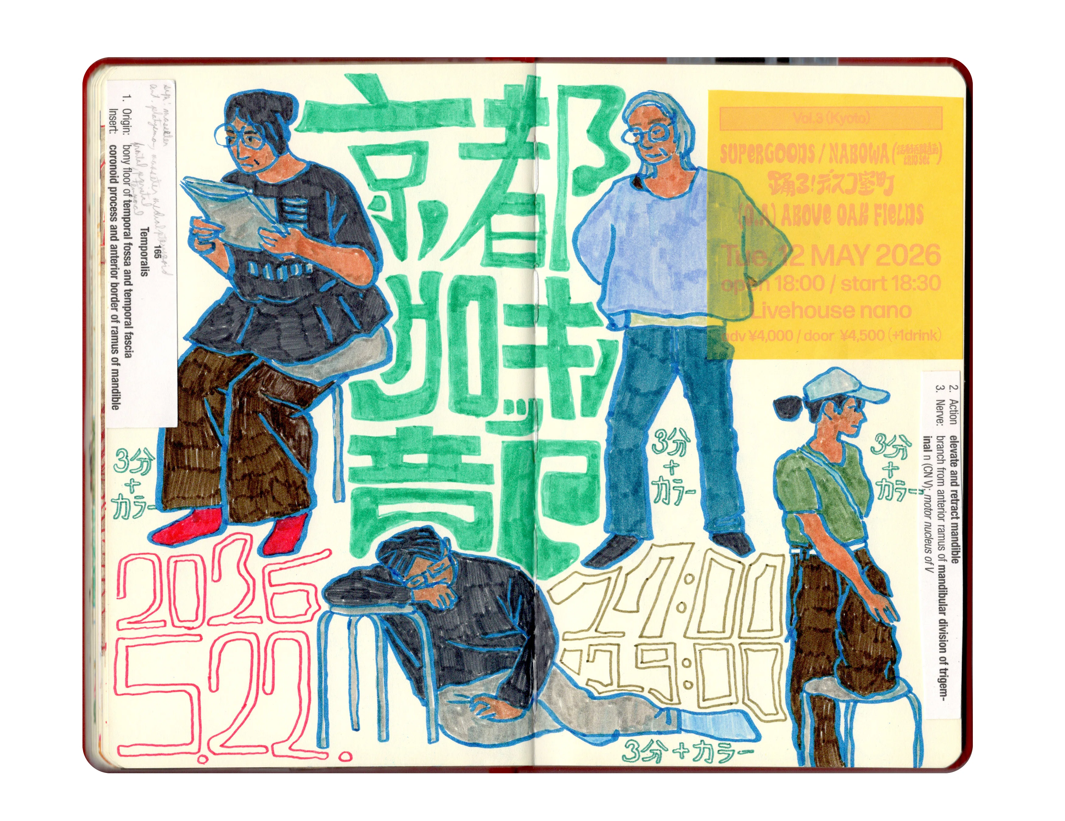 コラージュスタイル スケッチブック スケッチブック 035-26｜Yuki Murayama