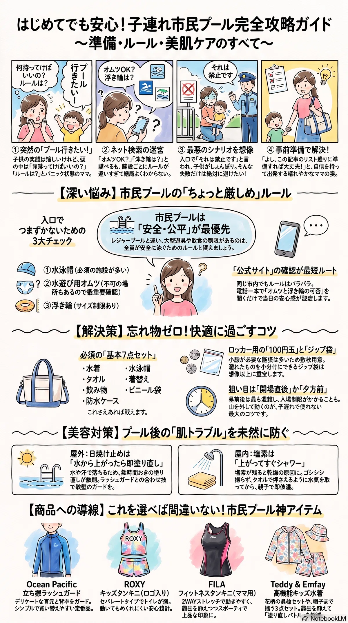 市民プールの要点をまとめたインフォグラフィック
