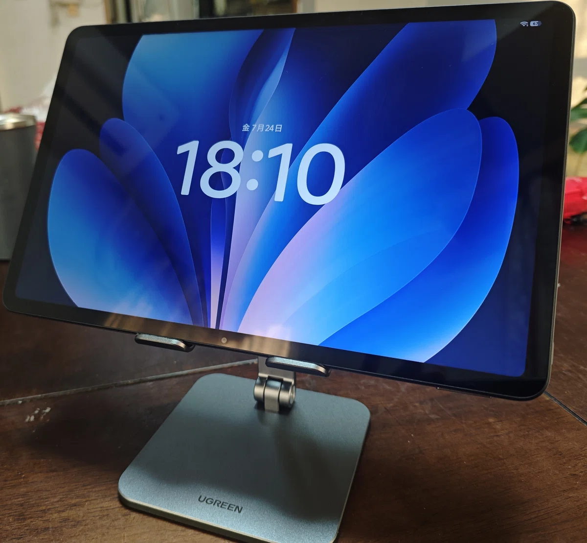 UGREEN タブレット スタンド の実際使用画像