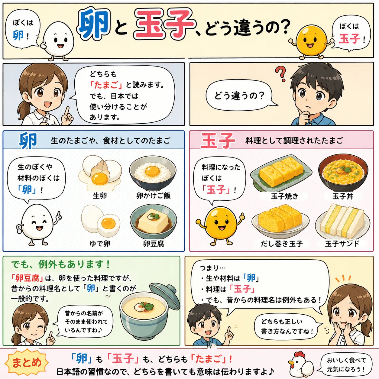 卵 玉子 違い