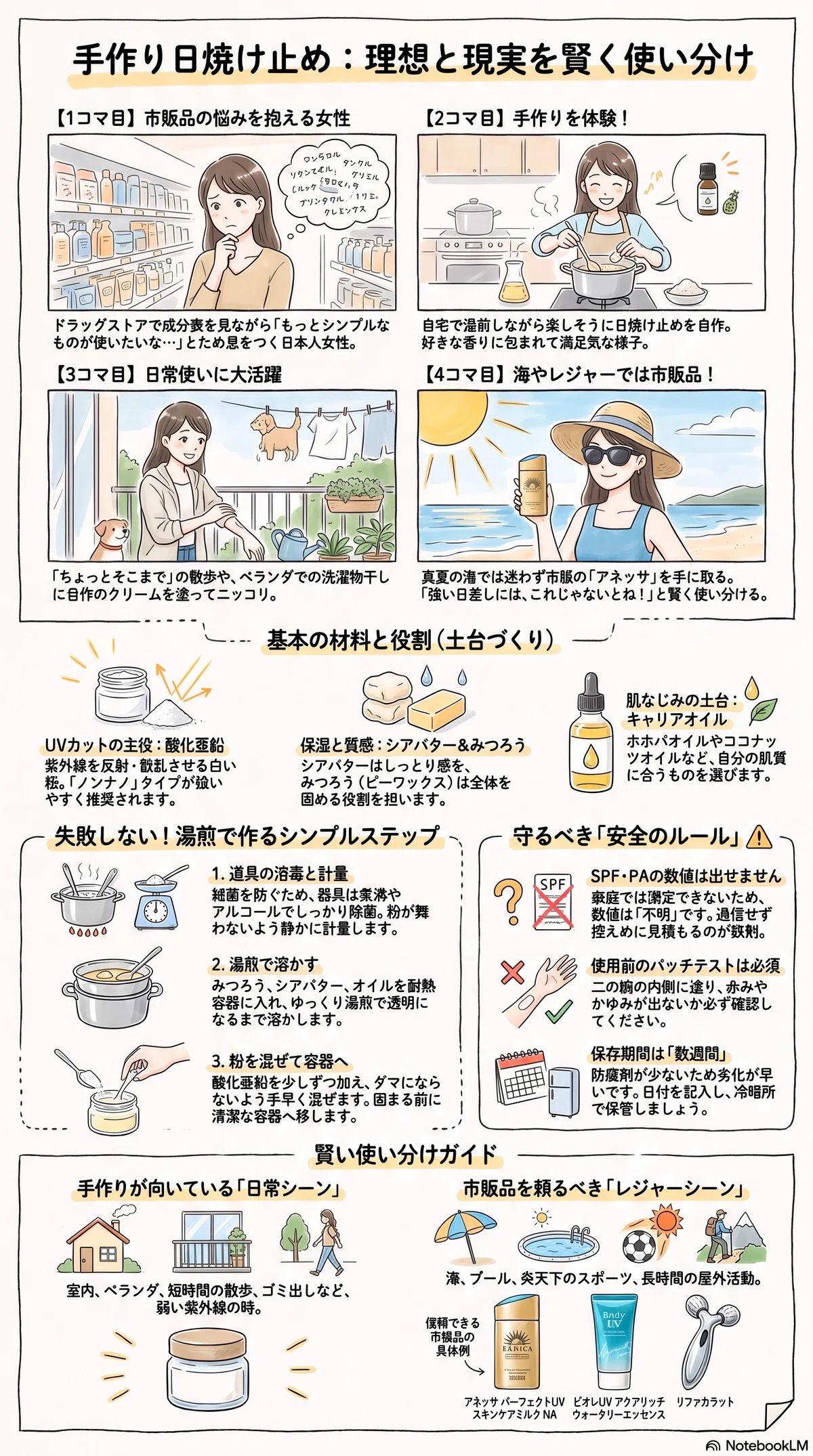 肌にやさしいの要点をまとめたインフォグラフィック