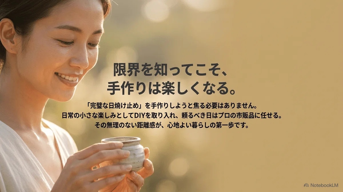 肌にやさしい:それでも手作りに惹かれる理由の図解