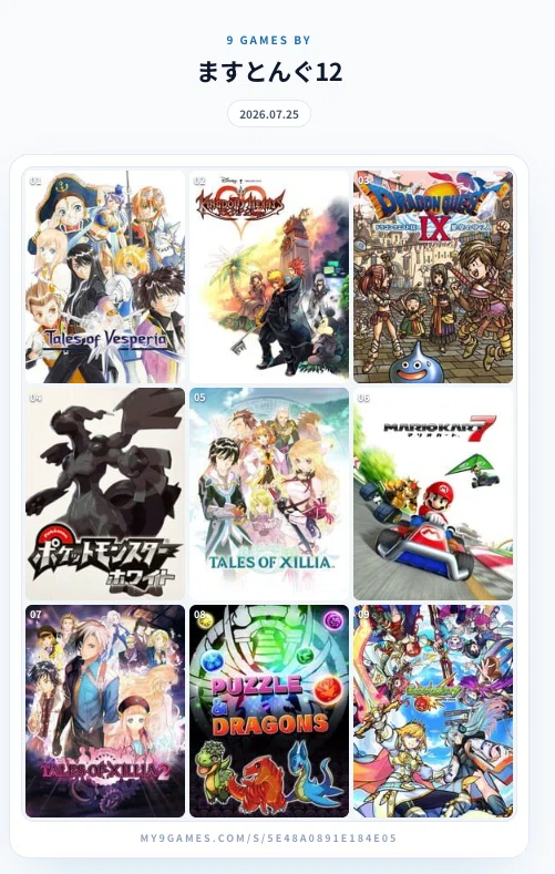 私を構成する117のゲーム——好きだった作品を並べてみた｜ますとんぐ