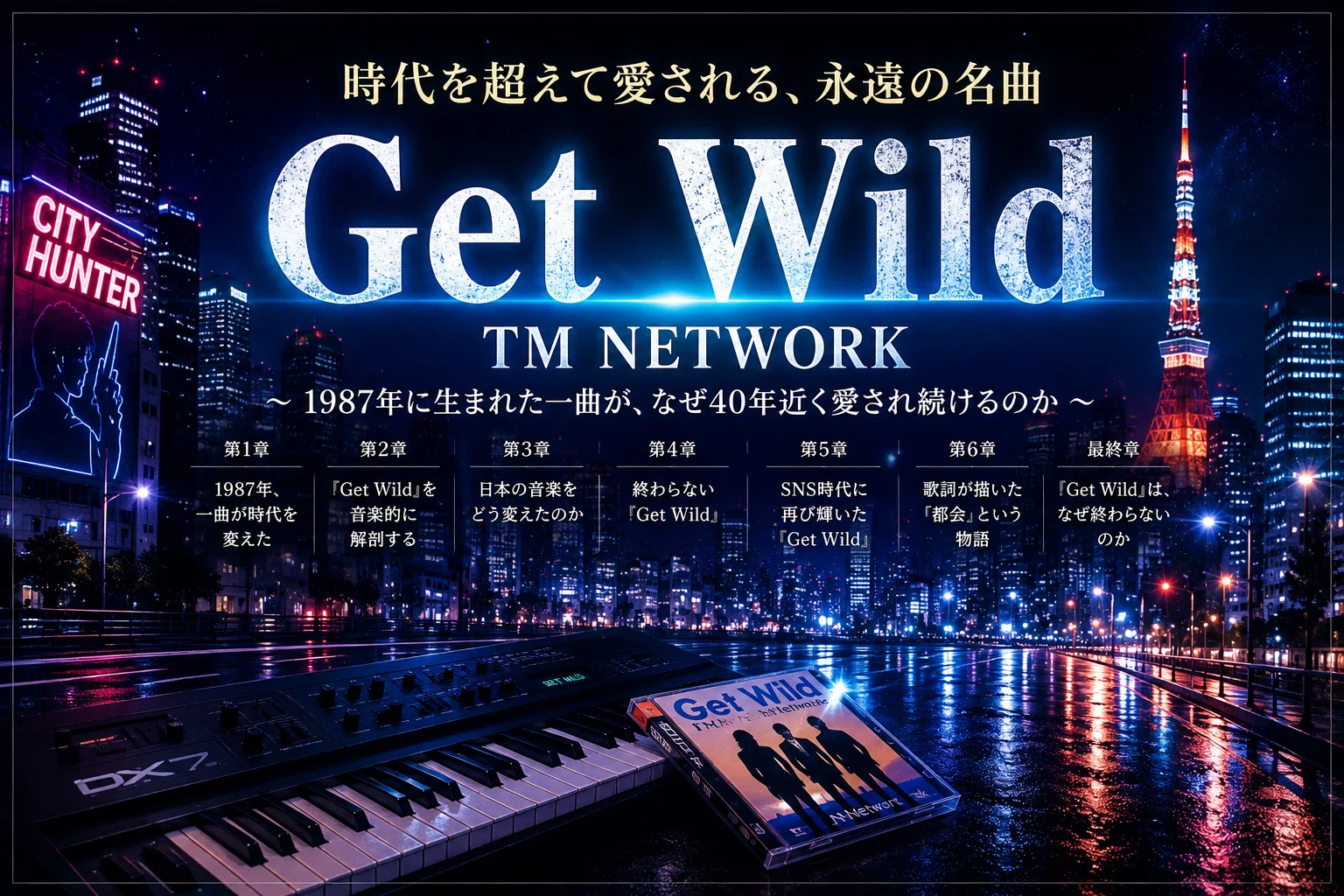 Get Wildは、なぜ40年近く愛され続けるのか。～TM NETWORKと小室哲哉が