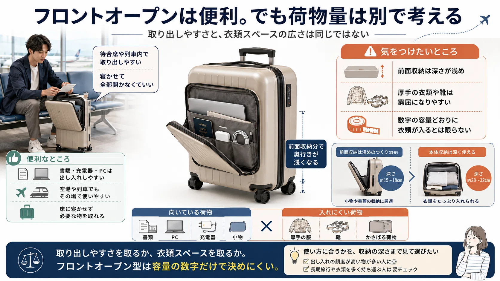 無印良品のスーツケースは買ってはいけない？口コミで分かった5つの